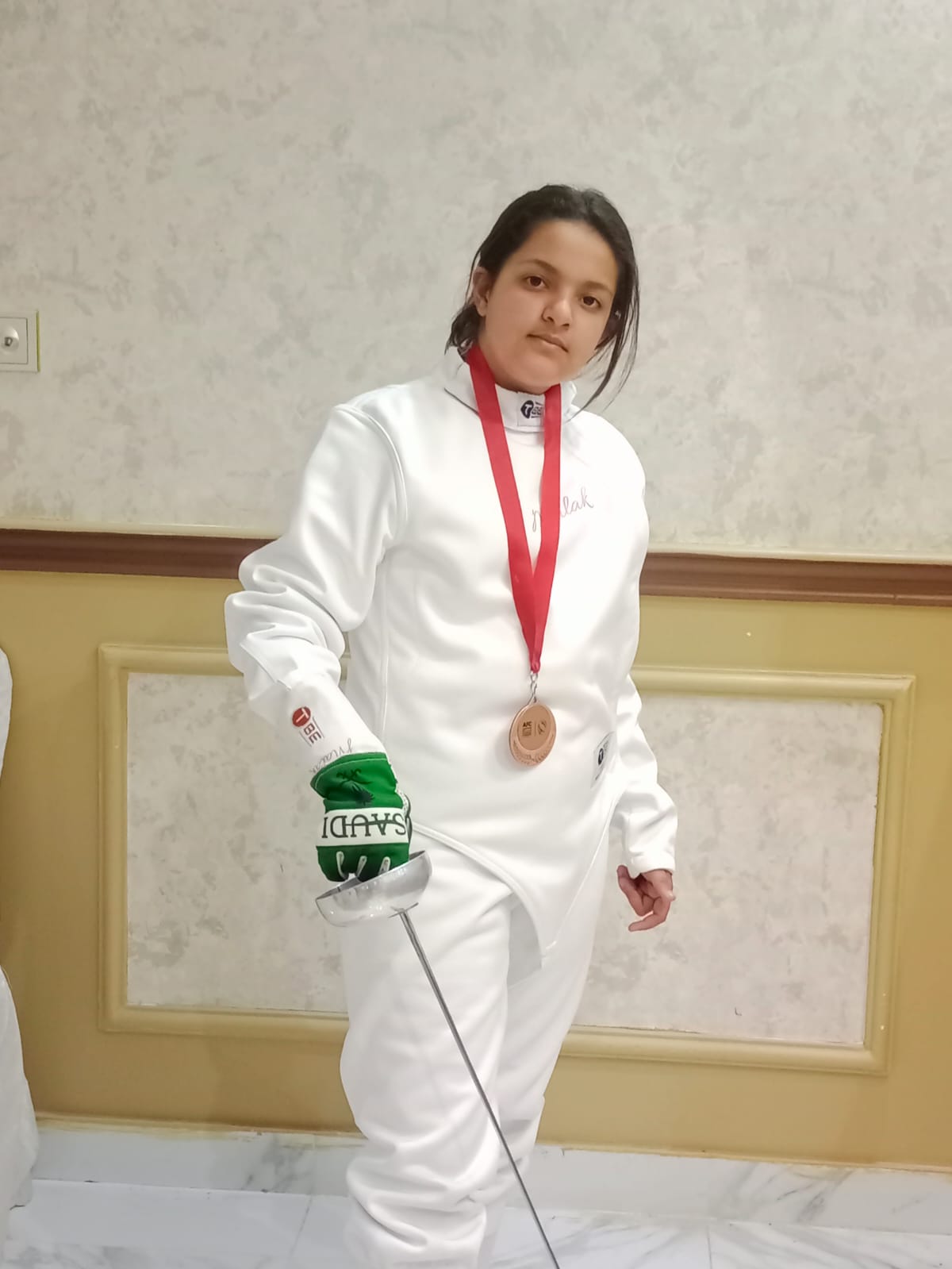 ملاك محمد الناصر: شغف المبارزة وطموح البطولة العالمية