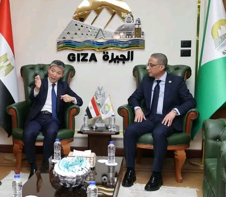 محافظ الجيزة يلتقي السفير الصيني لبحث سبل تعزيز التعاون المشترك