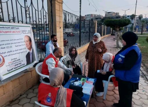 فرق ١٠٠ مليون صحة وتنظيم الأسرة تشارك بالتأمين الطبي لاحتفالات قداس عيد القيامة المجيد بالإسماعيلية