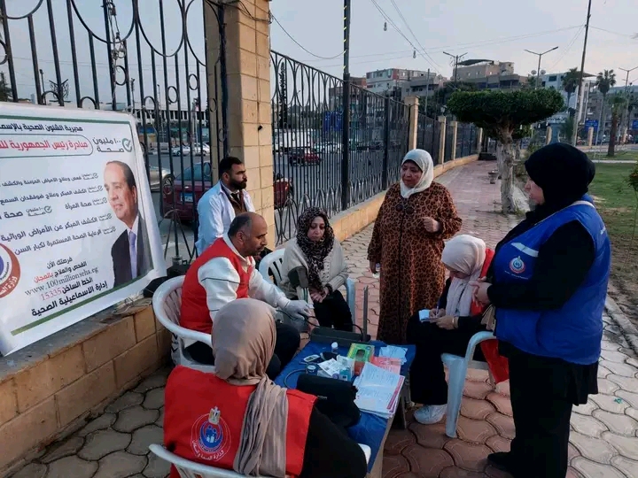 فرق ١٠٠ مليون صحة وتنظيم الأسرة تشارك بالتأمين الطبي لاحتفالات قداس عيد القيامة المجيد بالإسماعيلية