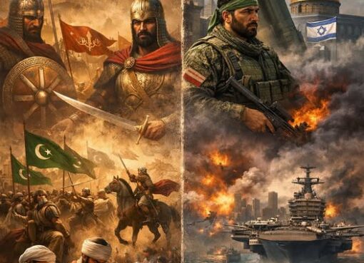 بين الفرس والروم