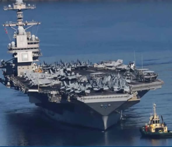 حاملة الطائرات الأمريكية