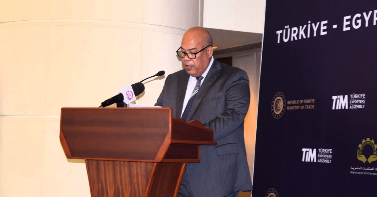 أيمن العشري: القيادة السياسية المصرية داعمة بقوة لمزيد من تنمية العلاقات الاقتصادية المصرية التركية