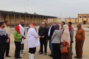 السويس تطور مجزرها الآلي: محافظ السويس يشدد على الالتزام بالمواعيد"