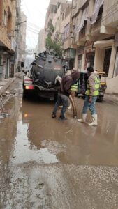 محمود شنب " يخصص غرفة عمليات لشكاوى المواطنين ويؤكد استمرار الجهود فى رفع وإزالة آثار الأمطار والنظافة