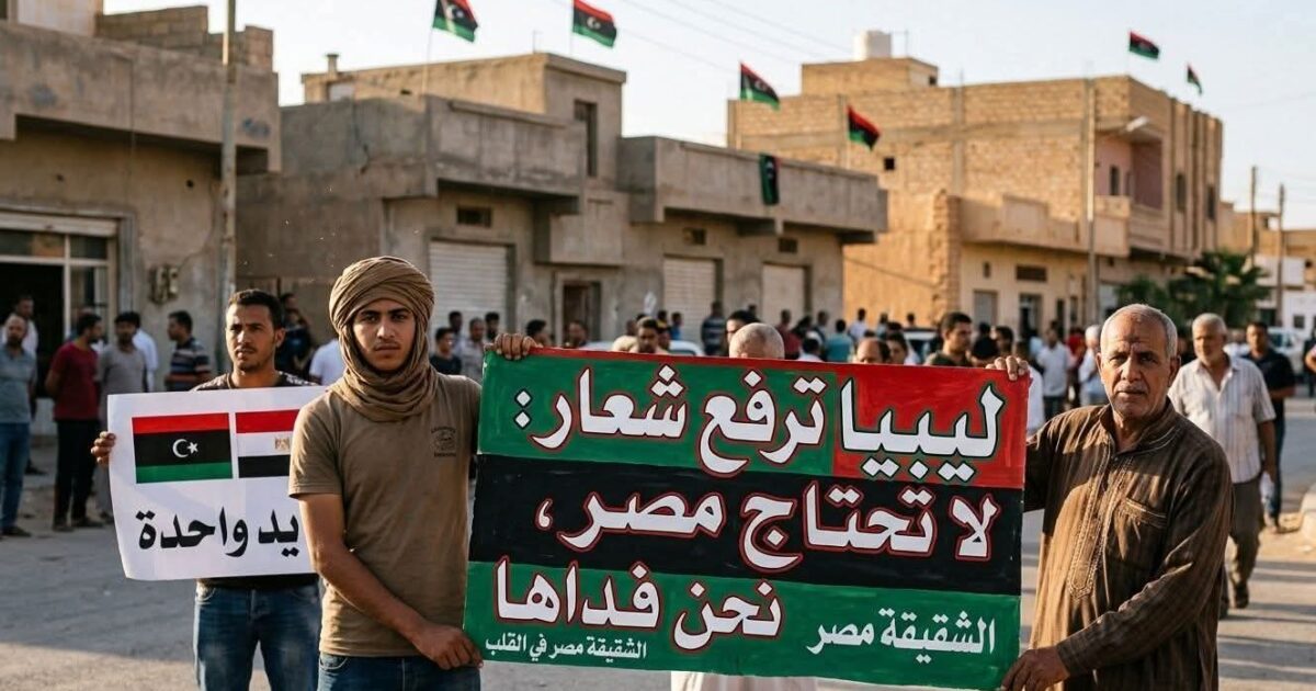 ليبيا ترفع شعار ما تحتاجه مصر فنحن فداها