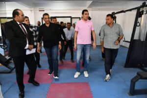 وزير الشباب والرياضة ومحافظ البحر الأحمر يتفقدان المدينة الشبابية والمركز الدولي للتنمية الرياضية بالغردقة