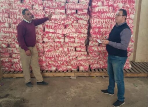 ضبط ٥٦ مخالفة للمخابز البلدية ومستودعات توزيع اسطوانات البوتاجاز بمنشأة القناطر