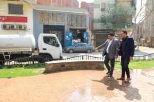 جولة مفاجئة بالشهداء.. متابعة ميدانية لضبط الخدمات ورفع كفاءة النظافة