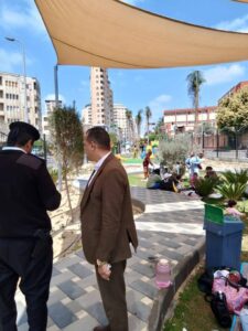 رئيس مدينة دمنهور يتابع الحدائق والمنتزهات في شم النسيم لضمان تقديم أفضل الخدمات للمواطنين