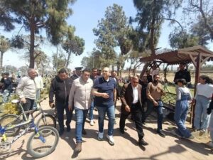 نائب محافظ الجيزة يتفقد الحدائق والمتنزهات خلال احتفالات شم النسيم بمنشأة القناطر 