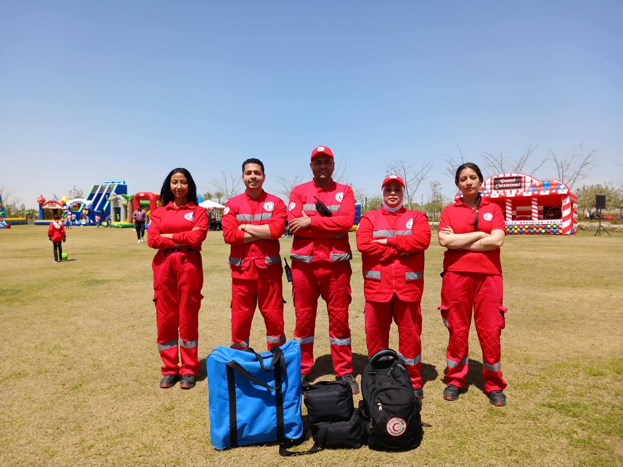 كرنفال الربيع بالنهر الأخضر يجذب الآلاف بالعاصمة الإدارية.. والهلال الأحمر المصري يؤمّن الفعاليات طبيًا