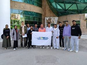 مستشفى سرطان الأطفال 57357 تستقبل وفدا من طلاب جامعة القاهرة الجديدة التكنولوجية