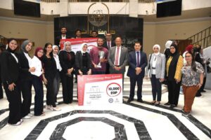 جامعة حلوان الأهلية تكرّم طلاب برنامج التكنولوجيا الحيوية والهندسة الوراثية الفائزين بمسابقة SOLE بدعم من وزارة الشباب والرياضة