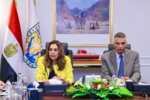 . منال عوض ومحافظ جنوب سيناء يستعرضان الموقف التنفيذي لمشروع شرم الشيخ مدينة خضراء "جرين شرم"