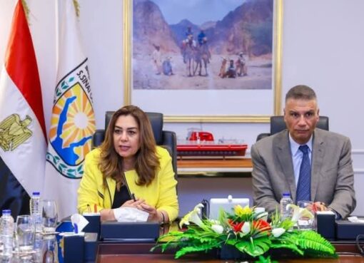 . منال عوض ومحافظ جنوب سيناء يستعرضان الموقف التنفيذي لمشروع شرم الشيخ مدينة خضراء "جرين شرم"