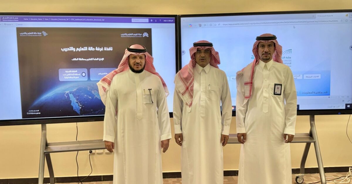 دشن المدير العام للتعليم بمحافظة الطائف الدكتور سعيد بن عبدالله الغامدي