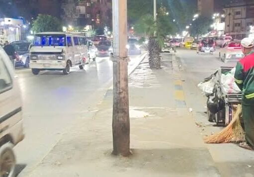 جولة ليلية للانصارى الجيزة لمتابعة مستوى الخدمات والانضباط بالقصبجي والمنيب في جنوب الجيزة 