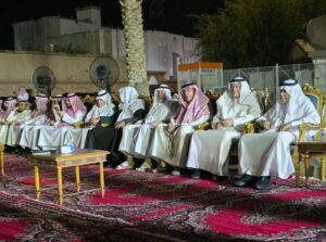 أصحاب المعالي والفضيلة والمشائخ يتقدمهم إمام وخطيب المسجد الحرام الشيخ الدكتور بندر بن عبدالعزيز بليلةيقدمون واجب العزاء والمواساة لال طلب وال سندي 