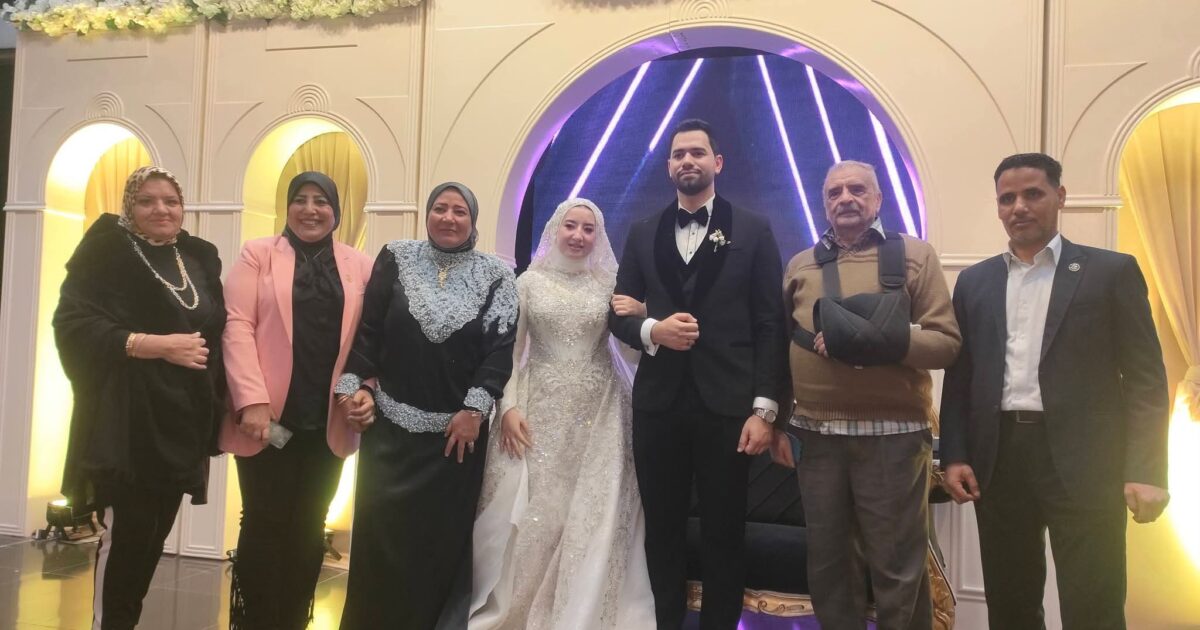 أسرة جريدة « مواطني الدواليه» تهنئ عائله درباله والعروسين بالزفاف المباراة السعيدة بالبحيرة 