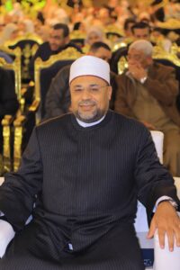 مشاركة فضلية الشيخ الدكتور محمود الأبيدى في مسابقة أهل القران الكبري بقرية أويش الحجر بمحافظة الدقهلية