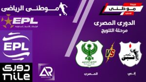 المصرى يفلت من الهزيمه