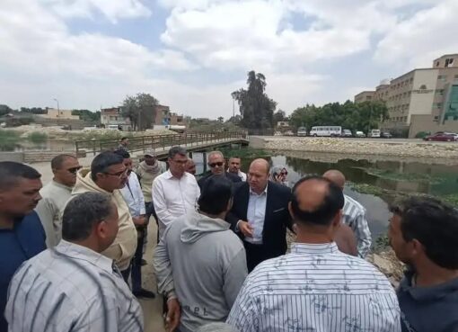 نائب محافظ الجيزة يتابع ميدانيًا مناسيب المياه بترعة المريوطية ومصرف اللبيني بمركزي أبو النمرس والبدرشين