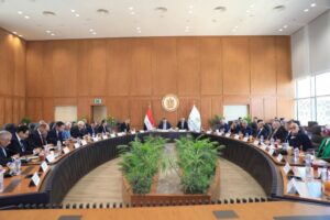 رئيس جامعة المنيا يشهد اجتماع المجلس الأعلى للجامعات بالعاصمة الإدارية الجديدة