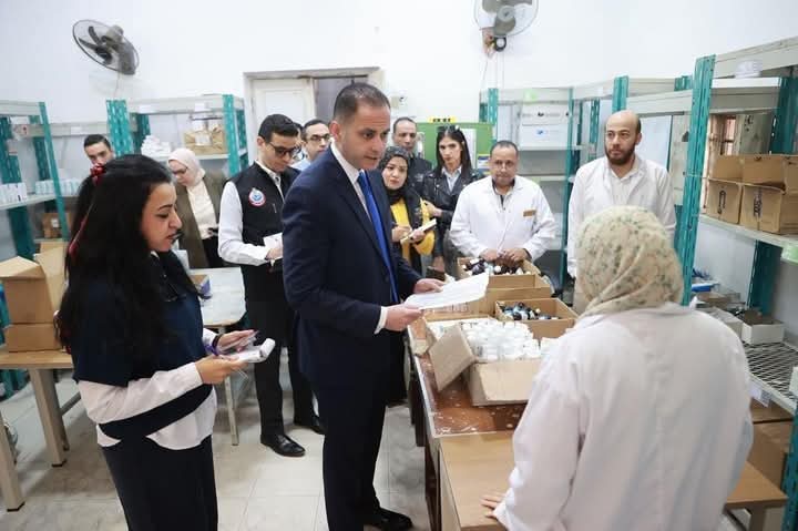 جولة تفقدية مكثفة لنائب وزير الصحة بعدد من المنشآت الصحية بمحافظة الفيوم لمتابعة انتظام العمل 