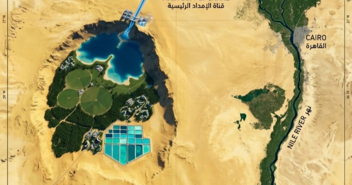 الذهب الأبيض بدلًا من وهم البحر.. الخطة الشاملة لتحويل منخفض القطارة من 'مقبرة رمال' إلى 'محرك مصر' القادم بقلم/ علي فتحي سراج كمواطن مصري، عندما أقف متأملاً خريطة وطني، لا أرى مجرد خطوط وحدود، بل أرى تاريخاً طويلاً من التحدي ومستقبلاً ينتظر من يشكله لعقود طويلة، حصرنا أنفسنا في وادي النيل الضيق، نعيش على مساحة لا تتجاوز 6% من إجمالي مساحة مصر، تاركين بحاراً من الرمال الذهبية في الصحراء الغربية دون استغلال حقيقي. وفي قلب هذه الصحراء الممتدة، يقع "منخفض القطارة"، ذلك العملاق الجغرافي النائم الذي يمتد على مساحة تقارب 20 ألف كيلومتر مربع، ويبتلع الأرض بعمق يصل إلى 133 متراً تحت مستوى سطح البحر. لطالما كان هذا المنخفض في الوجدان المصري مجرد "حلم مؤجل" أو "مشروع مستحيل" تعثرت فيه الخطط القديمة المعتمدة على جلب مياه البحر المتوسط. لكنني اليوم، لا أكتب لأرثي أحلام الماضي، بل لأشارككم حلماً جديداً، واقعياً، وطموحاً.. حلماً أرى فيه منخفض القطارة ليس حفرة قاحلة، بل محركاً اقتصادياً وبيئياً ينقل مصر إلى مصاف الدول الرائدة في القرن الحادي والعشرين. تاريخياً، ركزت كل العقول الهندسية على فكرة شق قناة تربط البحر المتوسط بالمنخفض لتوليد الكهرباء. ورغم جاذبية الفكرة، إلا أن العلم الحديث والمسوحات الجيولوجية حذرتنا من كارثة وطنية محققة؛ فتدفق مياه البحر شديدة الملوحة كان سيهدد بتدمير "خزان الحجر الرملي النوبي"، أكبر خزان للمياه العذبة الجوفية في منطقتنا. كمصري يغار على مقدرات وطنه المائية، أدرك أن أمننا المائي خط أحمر لا يقبل المغامرة. من هنا، ينبثق الحلم الجديد: لماذا نعتمد على مياه البحر المدمرة، بينما نمتلك ثروة مائية مهدرة؟ الحل يكمن في "الاقتصاد الدائري للمياه". حلمي هو أن نرى مياه الصرف الزراعي في غرب الدلتا، بدلاً من أن تلوث بحيراتنا وشواطئنا الشمالية، يتم تجميعها ومعالجتها ثلاثياً بأحدث التقنيات، ثم ضخها عبر شبكة عملاقة من الأنابيب المغلقة لتتدفق نحو المنخفض. نحن بذلك نضرب عصفورين بحجر واحد: نحمي بيئتنا الساحلية، ونخلق مسطحاً مائياً ضخماً وآمناً في قلب الصحراء. تخيل معي هذا المشهد: مياه عذبة أو قليلة الملوحة تتدفق بقوة الجاذبية من ارتفاعات شاهقة لتصب في قاع المنخفض. هذا الفارق الهائل في المنسوب ليس مجرد ظاهرة جغرافية، بل هو "شلالات طاقة" كامنة. في حلمي لهذا المشروع، أرى شبكات من التوربينات المائية الحديثة (مثل توربينات كابلان وفرانسيس) تتربع على حواف المنخفض، تدور على مدار الساعة لتولد طاقة كهرومائية رخيصة ونظيفة وتدعم الشبكة القومية للكهرباء. لن تكون هذه المحطات مجرد مولدات للكهرباء، بل ستعمل كـ "بطاريات ضخمة" تخزن فائض الطاقة الشمسية نهاراً وتطلقه ليلاً، مما يحقق استقراراً غير مسبوق في شبكة الطاقة المصرية ويقلل من اعتمادنا على الوقود الأحفوري. إن إلقاء المياه في صحراء قاحلة دون تخطيط يعني تبخرها في الهواء. لذا، فإن رؤيتي لهذا المشروع تتجاوز مجرد تكوين بحيرة، لتشمل تدخلاً بيئياً وهندسياً استثنائياً يُعرف بـ "الهندسة المناخية". كمصري يتطلع لاخضرار وطنه، أحلم برؤية أحزمة غابية ضخمة تطوق المنخفض. لا نتحدث هنا عن زراعات تقليدية، بل عن "غابات ذكية"؛ ملايين الأشجار من الجاتروفا لإنتاج الوقود الحيوي، ونباتات الساليكورنيا المحبة للملوحة لإنتاج الأعلاف، وغابات المانجروف لامتصاص الكربون. هذه الغابات ستكسر حدة الرياح، وتخفض درجات الحرارة، وتقلل من معدلات التبخر، محولةً جحيم الصحراء إلى مناخ صغري (Microclimate) معتدل يدعم الحياة البرية والمجتمعات العمرانية الجديدة. لعل الجزء الأكثر إثارة في هذا الحلم الوطني هو تغيير نظرتنا للأملاح. في الماضي، كان تراكم الملح في المنخفض يُعتبر نهاية المشروع. أما في عصر التكنولوجيا، فالمياه شديدة الملوحة (Brines) هي منجم سائل يحتوي على كنوز المستقبل. مع تبخر جزء من المياه عبر السنوات، ستتكون أحواض ملحية غنية بالعناصر الأرضية النادرة. أحلم باليوم الذي تُقام فيه مجمعات التعدين المائي في قاع القطارة لاستخلاص "الليثيوم"(الذهب الأبيض) والمغنيسيوم. الليثيوم هو عصب صناعة بطاريات السيارات الكهربائية وتكنولوجيا تخزين الطاقة في العالم. بدلاً من استيراد التكنولوجيا، سيمكننا هذا المشروع من وضع مصر بقوة على خريطة سلاسل التوريد العالمية للطاقة النظيفة، مما يجلب مليارات الدولارات من الاستثمارات الأجنبية ويخلق مئات الآلاف من فرص العمل التكنولوجية لشبابنا. إن مشروع منخفض القطارة برؤيته التكاملية الجديدة ليس مجرد خطوط على ورق بحثي، بل هو مشروع إنقاذ وطني، ووثيقة عبور نحو التنمية المستدامة. إنه يجسد قدرة العقل المصري على تحويل المحنة إلى منحة، وتطويع الجغرافيا القاسية لصالح الأجيال القادمة. كمصري، أشعر بمسؤولية تجاه هذا البلد. هذا المشروع يتطلب إرادة سياسية صلبة، وتكاتفاً من كافة مؤسسات الدولة الهندسية والعلمية والاقتصادية. نحتاج إلى لجان عليا تدير هذا الملف بعقلية استثمارية عالمية، وتطرح رخص التعدين المائي للشركات الكبرى، وتبدأ فوراً في مد خطوط المياه المعالجة. نحن نمتلك الأرض، ونمتلك الإرادة، ونمتلك العقول. مشروع القطارة هو فرصة تاريخية لنثبت للعالم أننا قادرون على بناء "أهرامات حديثة" ليست من حجر، بل من مياه وغابات وطاقة نظيفة. دعونا ننهض لنحقق هذا الحلم، ولنجعل من منخفض القطارة العاصمة البيئية والصناعية الجديدة لمصر.. فالمستقبل لا ينتظر المترددين، بل يُصنع بأيدي الحالمين والعاملين. ولمن يرغب في التعمق أكثر في أبعاد هذا الحلم القومي، وكيفية تحويله إلى واقع ملموس، أدعوكم لقراءة وتنزيل الورقة البحثية الاستراتيجية المتكاملة من خلال هذا الرابط: [ https://drive.google.com/file/d/1MBDHPMLowfjCaKNJ9anD7kUoyf2cehqE/view?usp=drivesdk. ]
