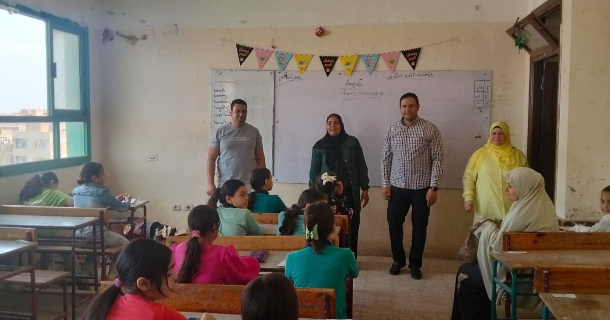 محافظة المنوفية أبو حطب يتابع انطلاق امتحانات النقل بأشمون