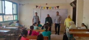 محافظة المنوفية أبو حطب يتابع انطلاق امتحانات النقل بأشمون