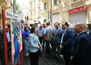 رئيس الوزراء يدشن مشروع إحياء مثلث البورصة وشارع الشريفين بوسط القاهرة