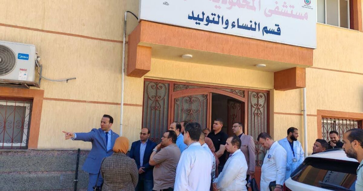 وكيل الوزارة يتفقد مستشفى المحمودية المركزي فى فترة النوباتجية