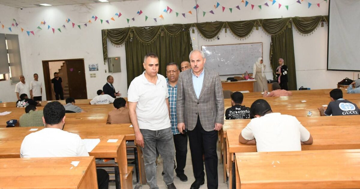 رئيس جامعة قناة السويس يتابع انطلاق امتحانات متطلبات الجامعة ميدانياً ويؤكد: توفير الأجواء الملائمة للطلاب أولوية قصوى»