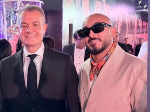 المنتج حمادة إسماعيل في مقدمة حضور العرض الخاص لفيلم 7dogs ويهنئ تركي آل الشيخ