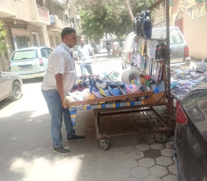 خلال حملة مكبرة بمناطق الكونيسة وخلف مترو الجيزة ضبط ٣٣ حالة إشغال ومصادرة ١٧٠ مصدر إشغال
