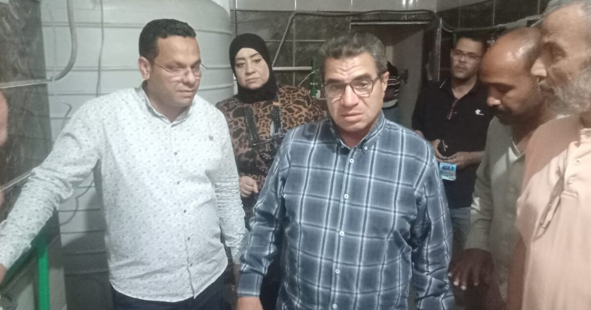 ضبط مصنع غير مرخص لتعبئة المياه بالسويس بتوجيهات المحافظ