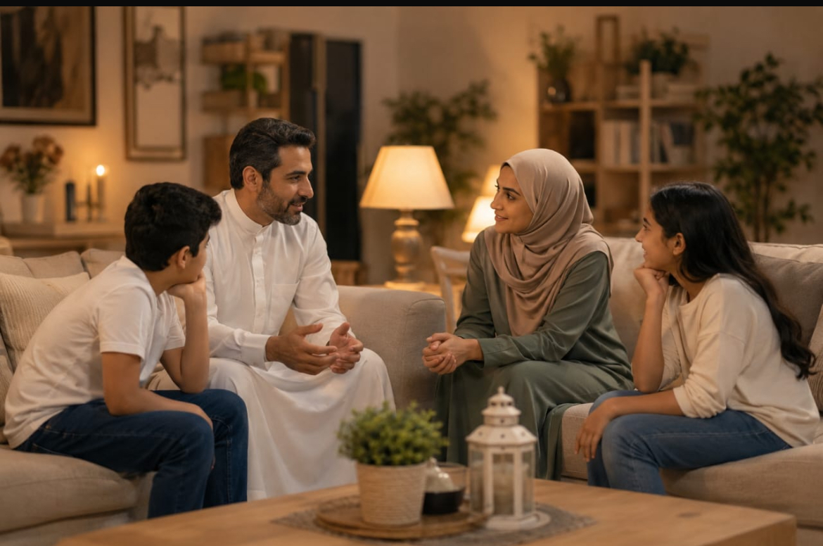 الحوار والتواصل الاسري كتب الدكتور خضر علي ملحم