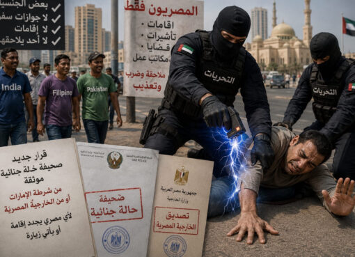 الإعلامى الدكتور مجدي كامل الهواري يكتب : رجال التحريات يطاردون المصريين بالصواعق الكهربية فى شوارع الشارقة بالإمارات