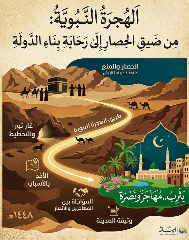 الهجرة النبوية.. من ضيق الحصار إلى رحابة بناء الدولة
