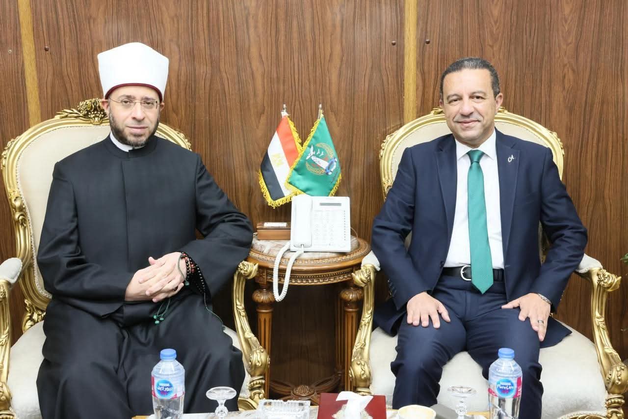وزير الأوقاف يهنئ المنوفية بعيدها القومي خلال زيارته لافتتاح المسجد القبلي بمنشأة سلطان