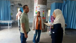 وكيل وزارة الصحة يترأس فريق إشرافي للمرور الميداني على مستشفى الدلنجات المركزي