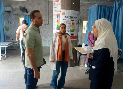 وكيل وزارة الصحة يترأس فريق إشرافي للمرور الميداني على مستشفى الدلنجات المركزي