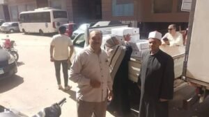 وزارة الأوقاف توزيع لحوم مشروع صكوك الأضاحي على الأُسر الأولى بالرعاية بمختلف محافظات 