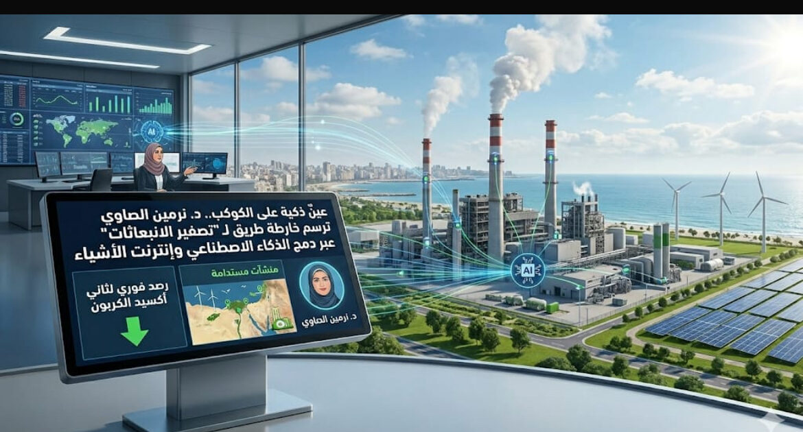 عينٌ ذكية على الكوكب .. د. نرمين الصاوي ترسم خارطة طريق لـ "تصفير الانبعاثات" عبر دمج الذكاء الاصطناعي وإنترنت الأشياء .