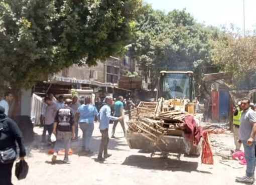 فض سوق جمال عبد الناصر بالمنيرة الغربية ونقل الباعة إلى سوق حضاري بسور السكة الحديد الجيزة - سمير أحمد القط -