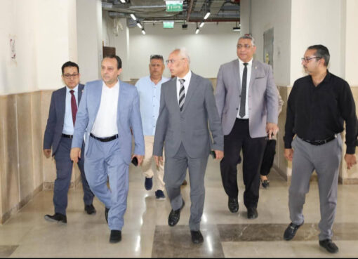 رئيس المنيا الأهلية يتابع الامتحانات بقلم / كامل شحاته