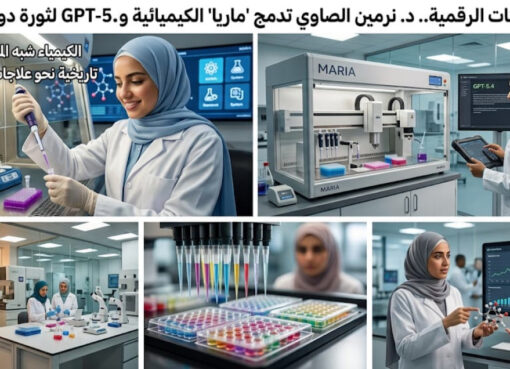​عصر الجزيئات الرقمية .. د. نرمين الصاوي تدمج "ماريا " الكيميائية و GPT-5.4 لثورة دوائية فائقة .