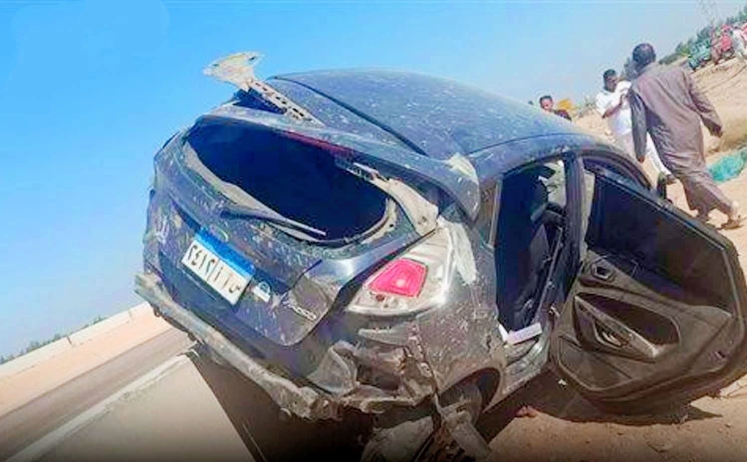 مصرع مأمور مركز إدفو في حادث مروع بطريق قفط القصير وإصابة ثلاثة من أفراد أسرته